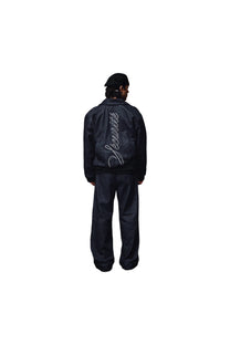 SÉCURITÉ RAW DENIM BOMBER JACKET || 1969 FOLLEMENTE