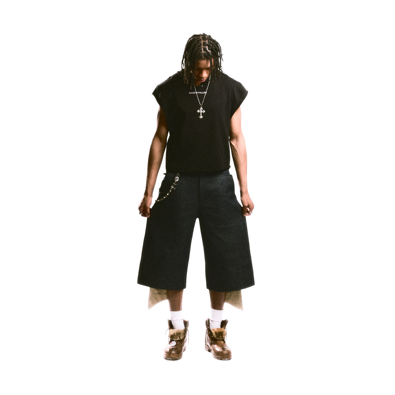 SMOKED INDIGO RAW DENIM JORTS || "RAW SEX" LIMITED EDITION