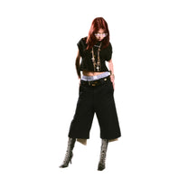 SMOKED INDIGO RAW DENIM JORTS || "RAW SEX" LIMITED EDITION