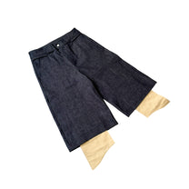 SMOKED INDIGO RAW DENIM JORTS || "RAW SEX" LIMITED EDITION