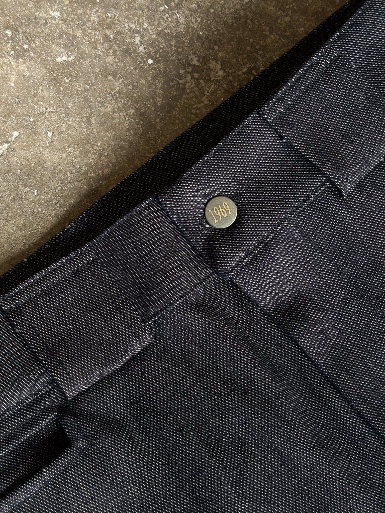 SMOKED INDIGO RAW DENIM || 1969 FOLLEMENTE