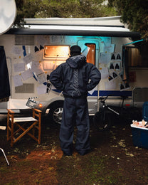 SÉCURITÉ RAW DENIM BOMBER JACKET || 1969 FOLLEMENTE