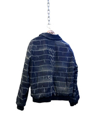 "RAW BRICK" SÉCURITÉ RAW DENIM BOMBER JACKET CUSTOM || 1969 FOLLEMENTE